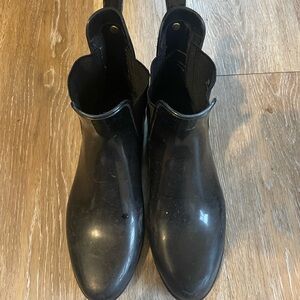 Sam Edelman Black Rain Boots